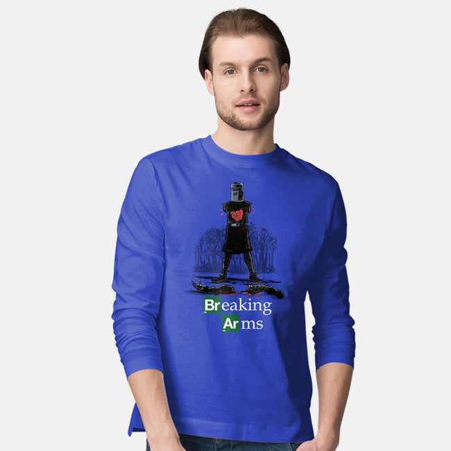 Breaking Arms-Mens-Long Sleeved-Tee-zascanauta