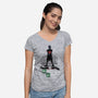 Breaking Arms-Womens-V-Neck-Tee-zascanauta