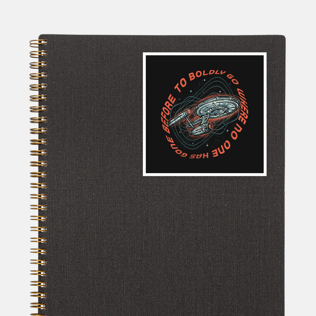 Travel To Space-None-Glossy-Sticker-glitchygorilla