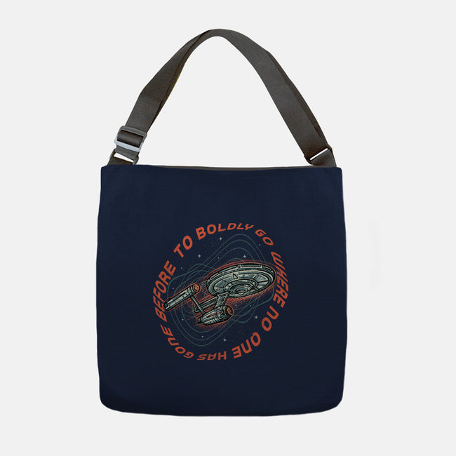 Travel To Space-None-Adjustable Tote-Bag-glitchygorilla