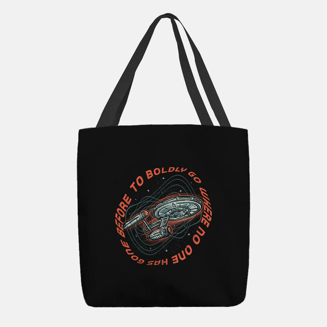 Travel To Space-None-Basic Tote-Bag-glitchygorilla