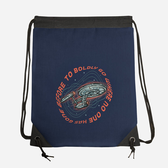Travel To Space-None-Drawstring-Bag-glitchygorilla