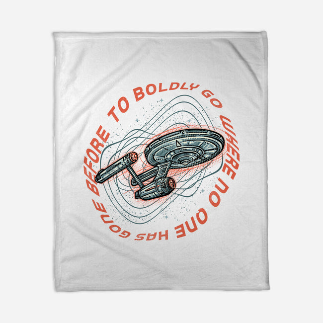 Travel To Space-None-Fleece-Blanket-glitchygorilla