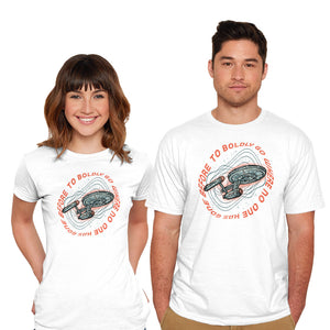 Travel To Space-Mens-Basic-Tee-glitchygorilla