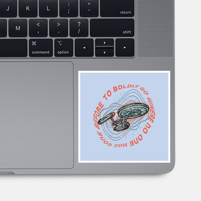 Travel To Space-None-Glossy-Sticker-glitchygorilla