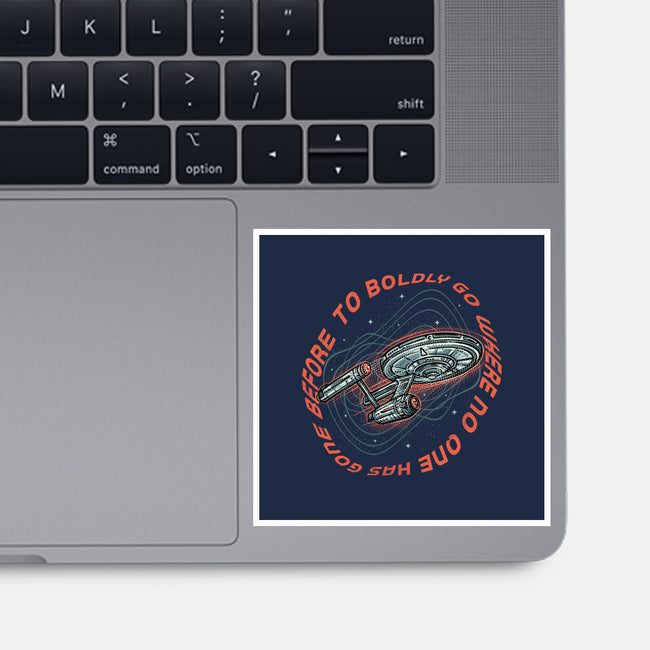 Travel To Space-None-Glossy-Sticker-glitchygorilla