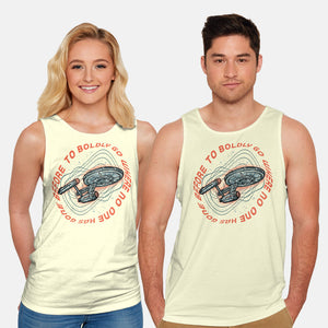 Travel To Space-Unisex-Basic-Tank-glitchygorilla