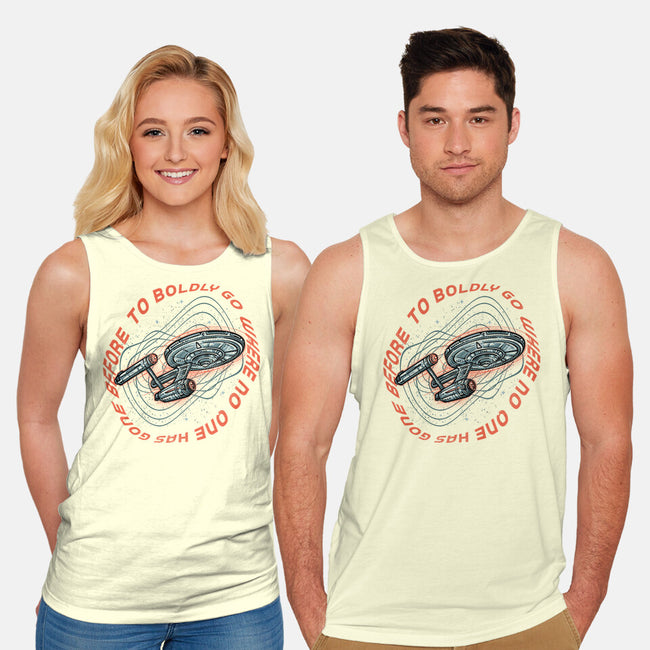 Travel To Space-Unisex-Basic-Tank-glitchygorilla