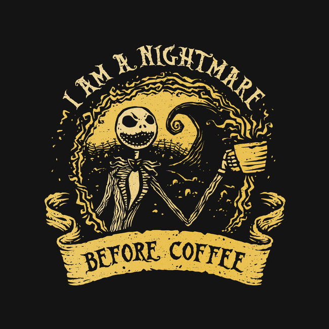 I Am A Nightmare Before Coffee-Womens-V-Neck-Tee-kg07
