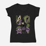 Ghost Monster Trainer-Womens-V-Neck-Tee-Studio Mootant