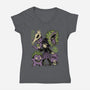 Ghost Monster Trainer-Womens-V-Neck-Tee-Studio Mootant