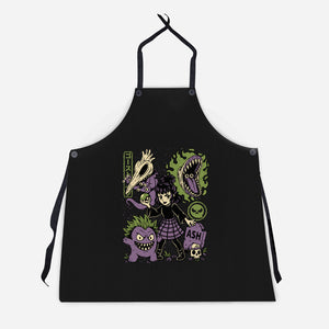 Ghost Monster Trainer-Unisex-Kitchen-Apron-Studio Mootant
