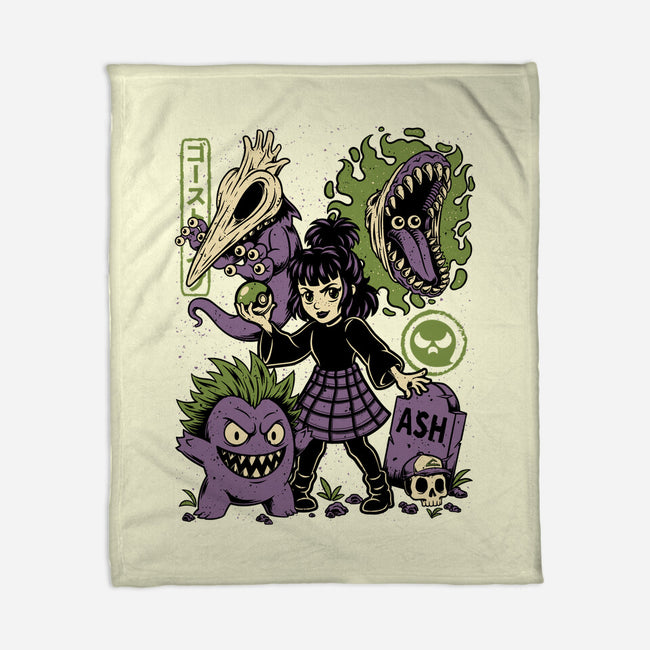 Ghost Monster Trainer-None-Fleece-Blanket-Studio Mootant