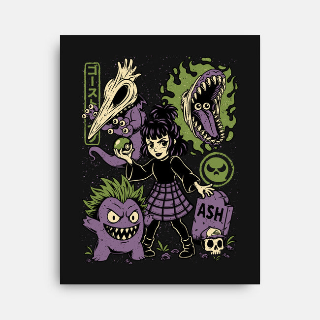 Ghost Monster Trainer-None-Stretched-Canvas-Studio Mootant