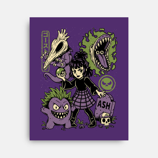 Ghost Monster Trainer-None-Stretched-Canvas-Studio Mootant