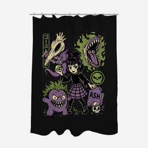 Ghost Monster Trainer-None-Polyester-Shower Curtain-Studio Mootant