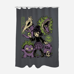 Ghost Monster Trainer-None-Polyester-Shower Curtain-Studio Mootant