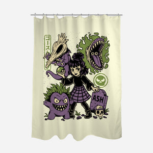 Ghost Monster Trainer-None-Polyester-Shower Curtain-Studio Mootant