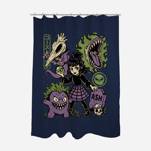 Ghost Monster Trainer-None-Polyester-Shower Curtain-Studio Mootant
