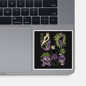 Ghost Monster Trainer-None-Glossy-Sticker-Studio Mootant