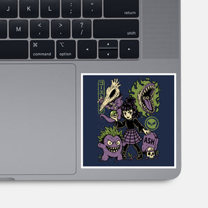 Ghost Monster Trainer-None-Glossy-Sticker-Studio Mootant