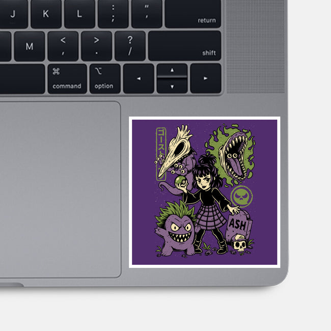 Ghost Monster Trainer-None-Glossy-Sticker-Studio Mootant