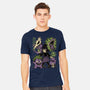 Ghost Monster Trainer-Mens-Heavyweight-Tee-Studio Mootant