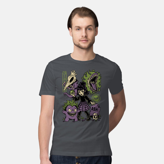 Ghost Monster Trainer-Mens-Premium-Tee-Studio Mootant