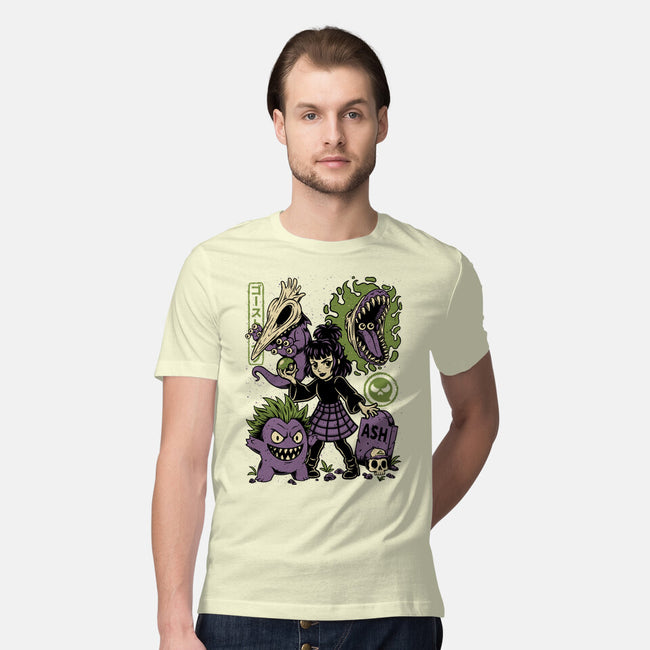 Ghost Monster Trainer-Mens-Premium-Tee-Studio Mootant