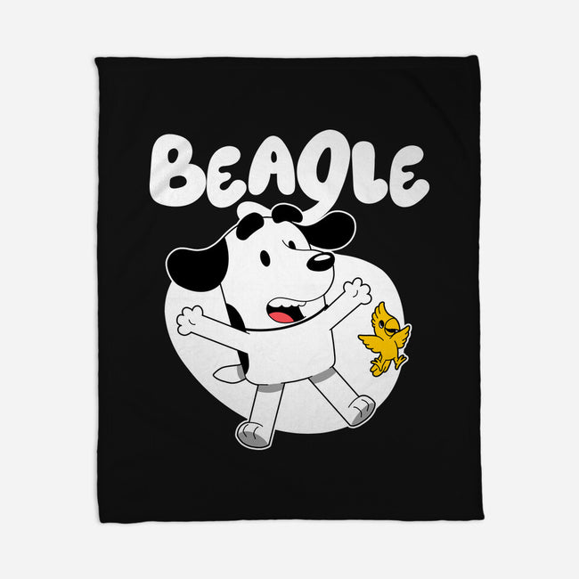 Beagle Dog Children Animation-None-Fleece-Blanket-Studio Mootant