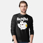 Beagle Dog Children Animation-Mens-Long Sleeved-Tee-Studio Mootant