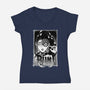 Spiral Rumi-Womens-V-Neck-Tee-Astrobot Invention