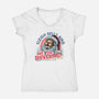 Are You Shivering-Womens-V-Neck-Tee-glitchygorilla