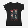 Clowns Just Wanna Have Fun-Womens-V-Neck-Tee-glitchygorilla
