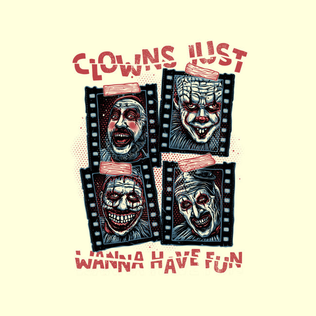 Clowns Just Wanna Have Fun-None-Drawstring-Bag-glitchygorilla