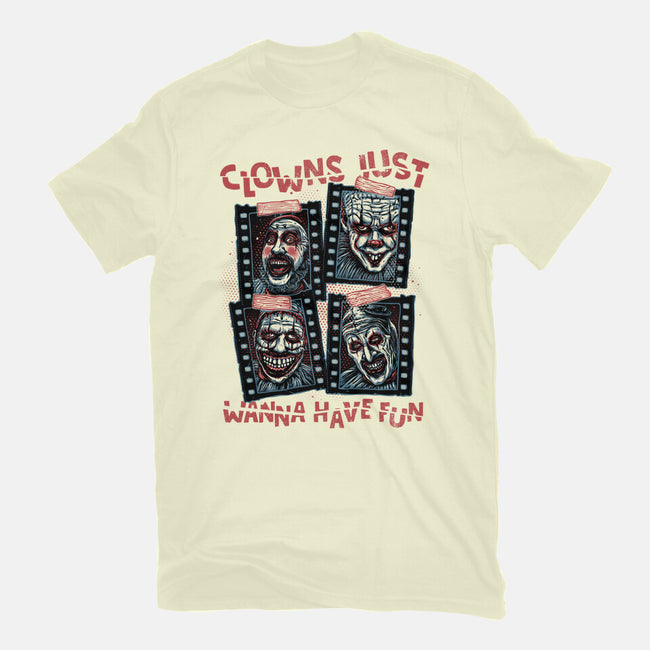 Clowns Just Wanna Have Fun-Mens-Premium-Tee-glitchygorilla