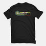 Get To The Chopper-Womens-Fitted-Tee-rocketman_art