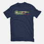 Get To The Chopper-Womens-Fitted-Tee-rocketman_art