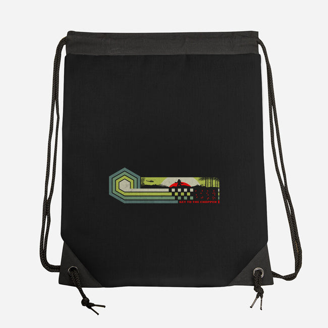 Get To The Chopper-None-Drawstring-Bag-rocketman_art