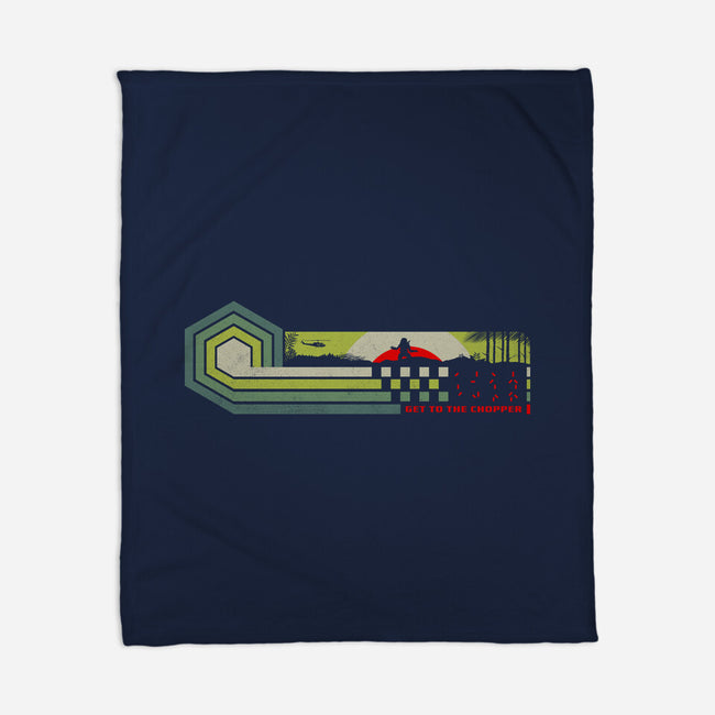Get To The Chopper-None-Fleece-Blanket-rocketman_art