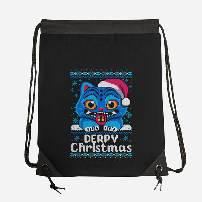 Derpy Ugly Christmas Sweater-None-Drawstring-Bag-NemiMakeit