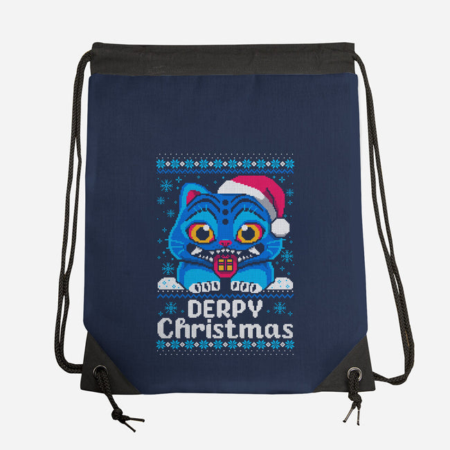 Derpy Ugly Christmas Sweater-None-Drawstring-Bag-NemiMakeit
