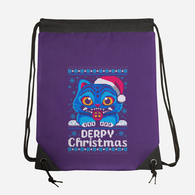 Derpy Ugly Christmas Sweater-None-Drawstring-Bag-NemiMakeit