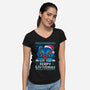 Derpy Ugly Christmas Sweater-Womens-V-Neck-Tee-NemiMakeit