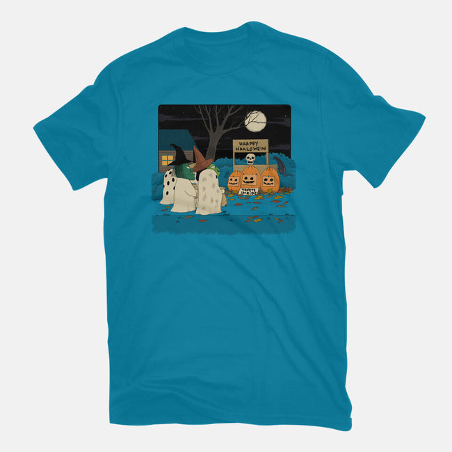 Treats Inside-Womens-Fitted-Tee-pigboom