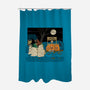 Treats Inside-None-Polyester-Shower Curtain-pigboom