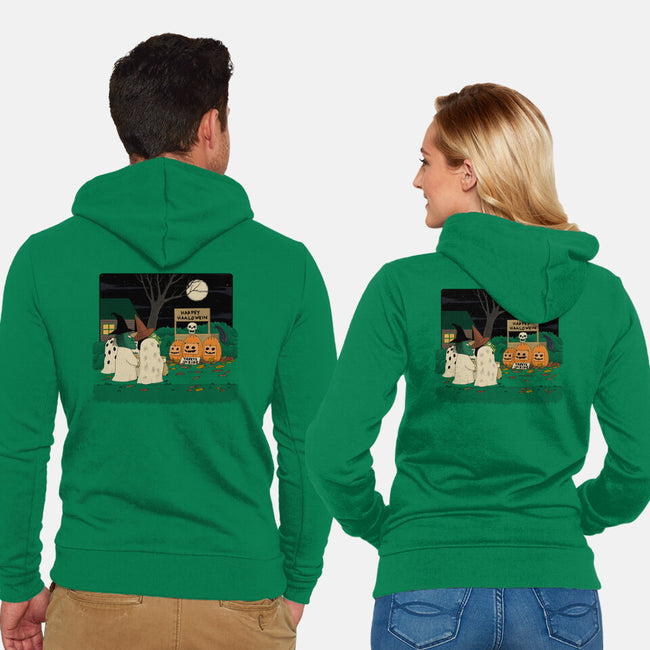 Treats Inside-Unisex-Zip-Up-Sweatshirt-pigboom