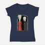 Stupid Vampires-Womens-V-Neck-Tee-pigboom