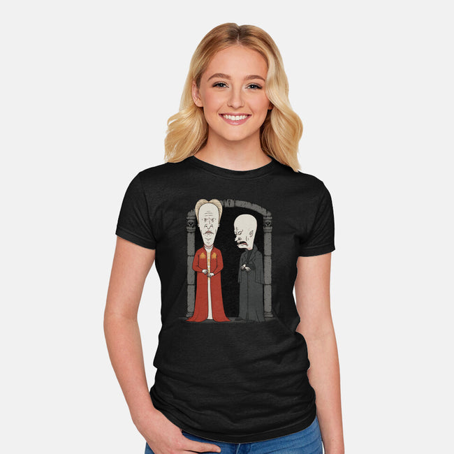Stupid Vampires-Womens-Fitted-Tee-pigboom