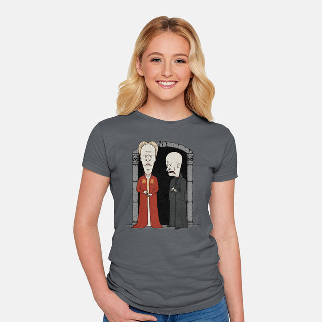 Stupid Vampires-Womens-Fitted-Tee-pigboom